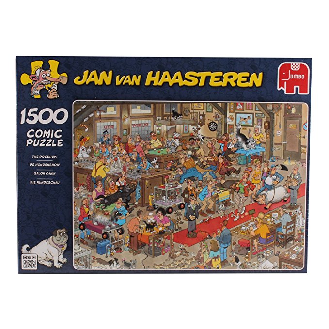 Jumbo Jan Van Haasteren 'the Dog Show' 1500pc Jigsaw Puzzle