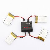 Yosoo 25c 37v 720mah Upgrade Battery 4 in 1 Charger Whole Set for V931 F949 Syma X5c Quadcopter
