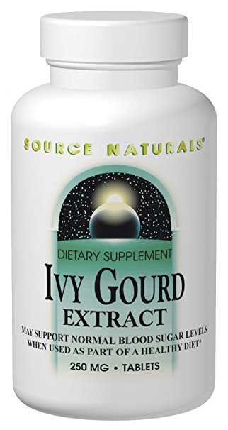 SOURCE NATURALS Ivy Gourd Extract 250 Mg Tablet, 60 Count