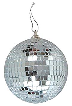 Rhode Island Novelty 4" Mirror Ball Toy Activity and Play