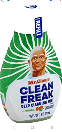 Mr. Clean Freak Deep Cleaning Mist Refill, Original Gain, 16 fl oz (Pack of 2)
