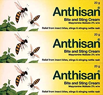 Anthisan Bite & Sting Cream 20g x 3 Packs by Anthisan
