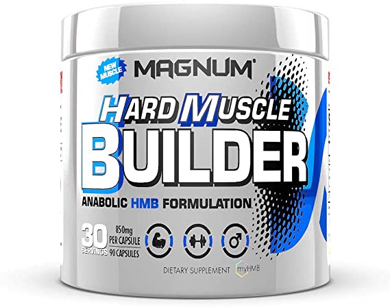 Magnum Nutraceuticals Hard Muscle Builder - 90 Capsules - Anabolic HMB Supplement - Build Muscle - Increase Strength - Faster Recovery