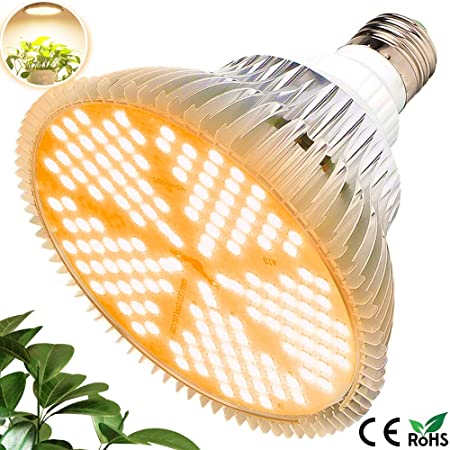 MILYN LED Grow Light Bulb 100W Sunlike Full Spectrum Grow Lamp 150 LEDs Plant Lights, E27 Grow Lights for Indoor Plants, Hydroponic Growing Greenhouse Succulents Veg and Flower Plant Lamp