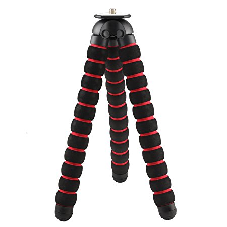 SHOOT Flexible Sponge Tripod Stand for DSLR Mirrorless and SLR Cameras Camcorder