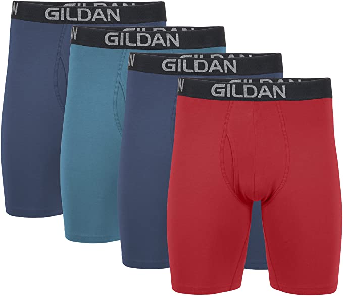 Gildan Men's Cotton Stretch Boxer Briefs, Multipack