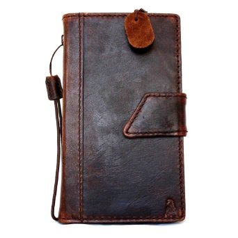 Genuine Italian Oil Vintage Leather Case for Samsung Galaxy Note 4 Book Wallet Business Handmade Id Free Shipping