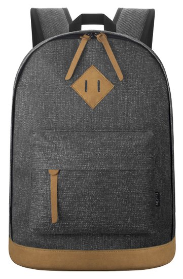 EcoCity Classic College School Laptop Backpack -Straps ReinforcedSBS Zipper