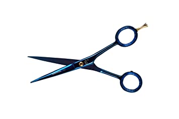 Quake Scissors for Hair Cutting Trimming Professional Salon Barber Scissors TITANIUM COATED Special Edge Shears Personal Home Hair Cutting Tools Stainless Steel Men Women Unisex