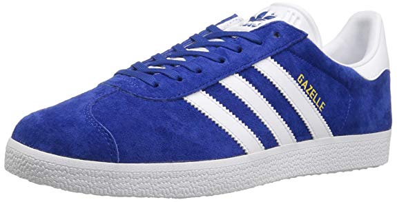 adidas Originals Men's Gazelle Lace-up Sneaker,Collegiate Royal/White/Gold Met,4.5 M US