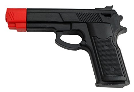 BladesUSA Rubber Training Gun Black and Red Head Painting