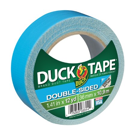 Duck Brand 240200 Double-Sided Duct Tape 14-Inch by 12-Yards Single Roll