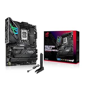 ASUS ROG Strix Z790-F Gaming WiFi II LGA 1700(Intel 14th &13th & 12th Gen) ATX Gaming Motherboard(DDR5,2.5 Gb LAN,5XM.2 Slots,PCIe 5.0 x16,WiFi 7,Front-Panel Connector with PD 3.0 up to 30W)