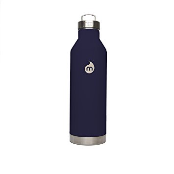 MIZU V8 Water Bottle Soft Touch Navy Blue, One Size