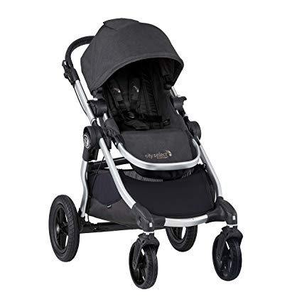 Baby Jogger City Select Stroller | Baby Stroller with 16 Ways to Ride, Goes from Single to Double Stroller | Quick Fold Stroller, Jet