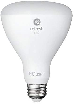 GE Refresh 2-Pack 65 W Equivalent Dimmable Daylight Br30 LED Light Fixture Light Bulb