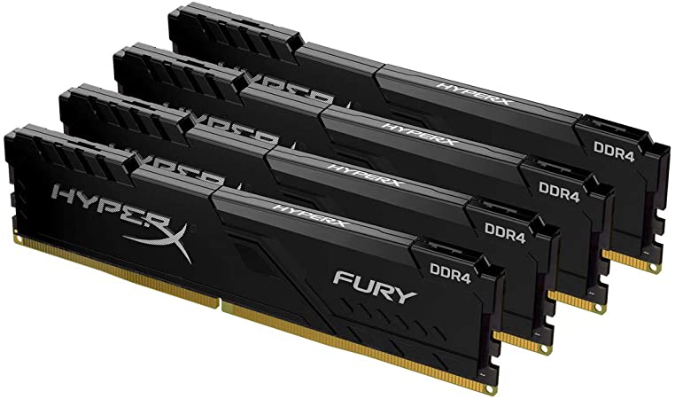 HyperX Fury Black 128GB 3466MHz DDR4 CL17 DIMM (Kit of 4) HX434C17FB3K4/128