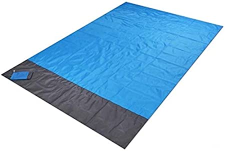 TraCa Beach Blanket 83x79in, Sand Free Waterproof Beach Mat, Outdoor Picnic Blanket Quick Drying for Camping, Hiking, Travel, Festival, Sports