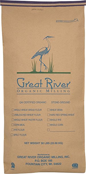 Great River Organic Milling Organic Specialty Quick Rolled Oats, 50-Pounds