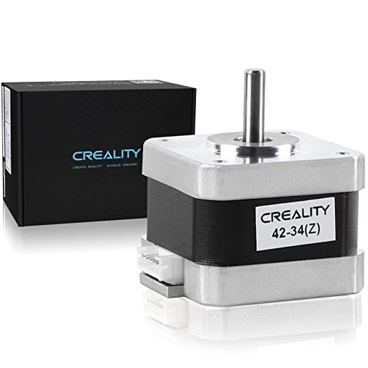 Creality Official 3D Printer 42-34(Z) Stepper Motor, 3D Printer CR-10 X/Z-Axis Stepping Motor 2 Phase 0.8A 1.8 Degree 0.4 N.M, Compatible with CR-10 Series Ender-5 Series and Ender-3 Series Z-axis