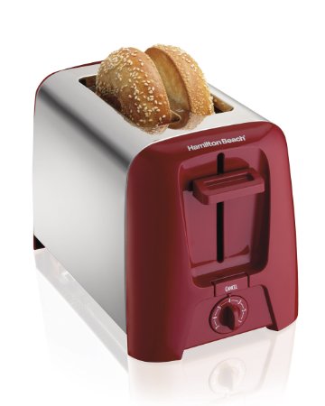 Hamilton Beach 22623 Cool Wall 2-Slice Toaster, Red