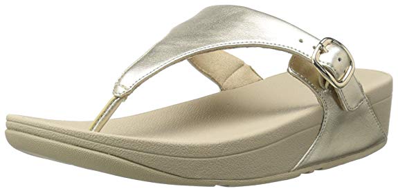 FitFlop Women's The Skinny Leather Toe-Thong Sandals