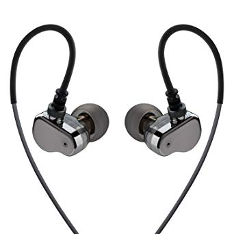 G-Cord Dual Driver Earbuds, HIFI Stereo In-ear Headphones with Mic In-line Control 3.5mm Plug Heavy Bass Noise Cancelling