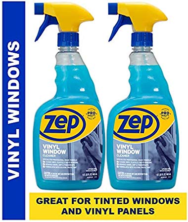 Zep Vinyl Window Cleaner 32 Ounce ZUGVT32 (Pack of 2) - Great for Tinted Windows