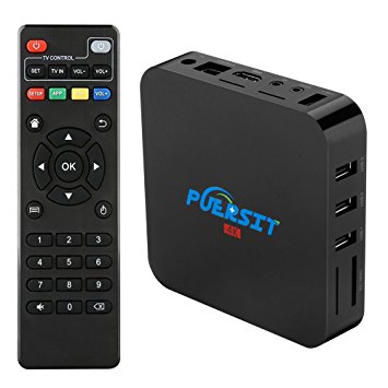 Puersit Android 5.1 Amlogic S905 Quad Core 4K WIFI TV Box Q2 Pro HD 1080P