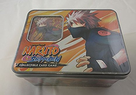 Naruto TCG CCG Rebirth Kakashi Eight Ninja Dogs Tin - Rare Foil Cards   4 Packs