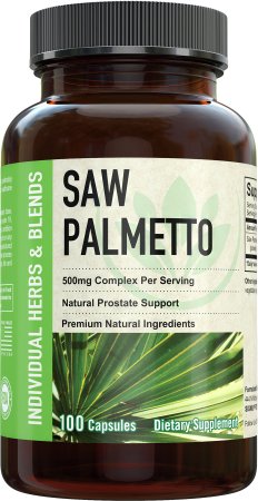 NatureNow Saw Palmetto Supplement For Prostate Health Support - Extract and Berries Complex To Reduce Frequent Urination - DHT Blocker To Fight Hair Loss - Standardized Powder Capsules For Women and Men