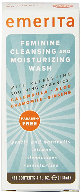 Emerita Feminine Cleansing & Moisturizing Wash, 4-Ounce