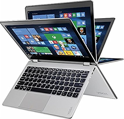 Lenovo - Yoga 710 2-in-1 80V6000PUS 11.6" Touch-Screen Laptop - Intel 7th generation Core i5-7Y54 - 8GB Memory - 128GB Solid State Drive - Silver