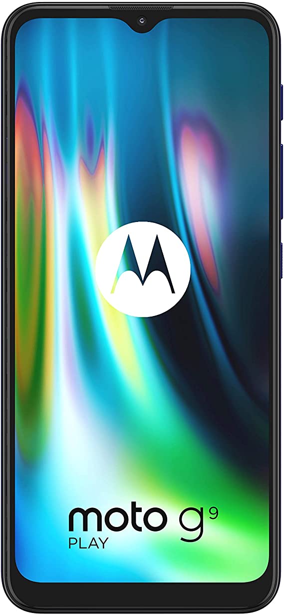 Motorola Moto G9 Play XT2083 Dual-SIM 64GB   4GB RAM Factory Unlocked 4G/LTE Smartphone - International Version (Sapphire Blue)