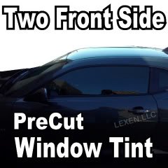 LEXEN Two Front Window Precut Tint Kit Computer Cut Tinting Glass Film Car Any Shade