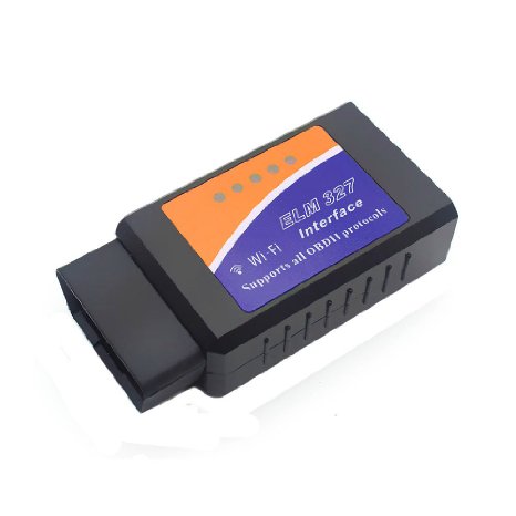 GRANDTAU Mini Wifi OBD2 OBD II Scanner Car Check Engine Light Diagnostic Scan Tool Adapter Trouble Code Reader for iOS iPhone iPad and Android