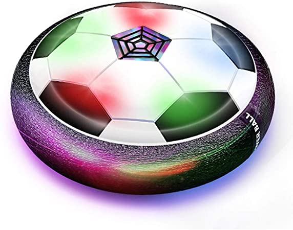 Feiqio Hover Soccer Ball Toys for Kids, Air Soccer Ball with LED for Indoor Games, Hover Soccer Toys with Foam Bumper, Best Gift Kids Toys for 2-16 Age Boys Girls(AA Batteries Needed)