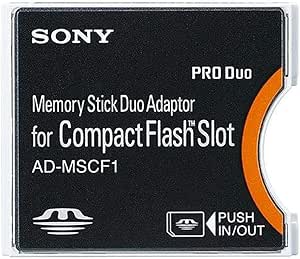 Sony AD-MSCF1 MS Pro Duo CompactFlash (CF) Adapter