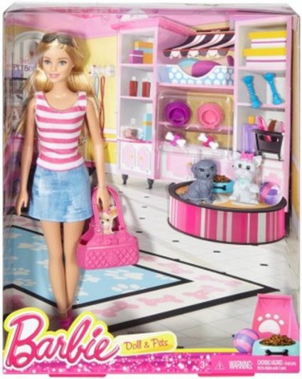 Barbie Doll with Puppy Accessory