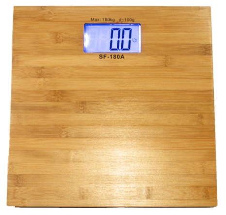 Digital Bathroom Scale by Royal - Premium High Precision Accuracy from 11-400lbs - LCD Display