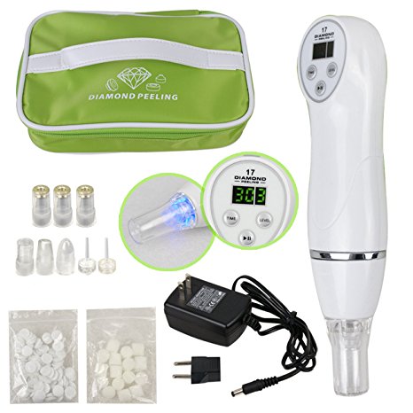 Zeny Portable Digital Microdermabrasion Diamond Dermabrasion Pen Vacuum Massage Skin Peeling Beauty Equipment