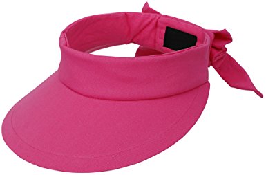 Lullaby Womens Summer Packable UV Protective Wide Brim UPF 50  Sun Visor Hat