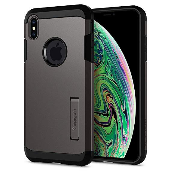 Spigen Tough Armor Designed for Apple iPhone XS MAX Case (2018) - Gunmetal