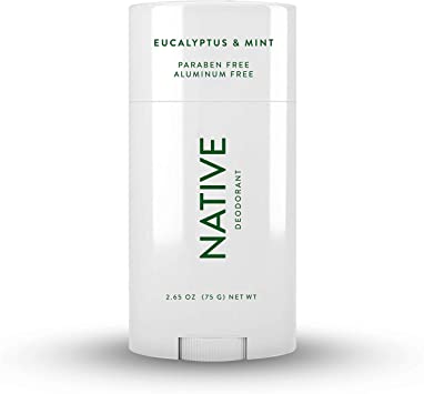 Native Deodorant - Natural Deodorant - Vegan, Gluten Free, Cruelty Free - Free of Aluminum, Parabens & Sulfates - Born in the USA - Eucalyptus & Mint