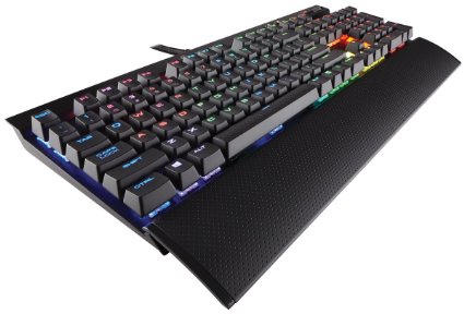Corsair Gaming K70 RGB RAPIDFIRE Mechanical Keyboard, Backlit RGB LED, Cherry MX Speed RGB