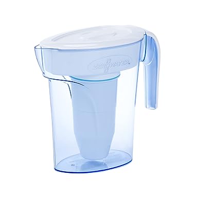 ZeroWater 6 Cup Pitcher with Free TDS Light-Up Indicator (Total Dissolved Solids) - ZP-006