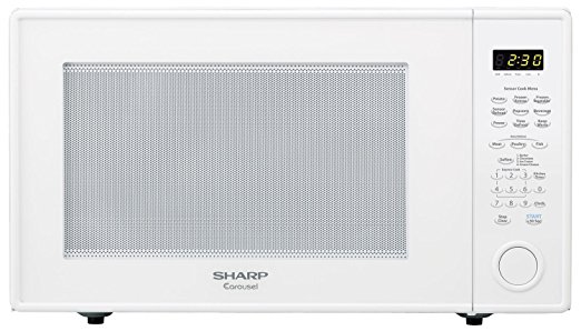 Sharp Countertop Microwave Oven ZR659YW 2.2 cu. ft. 1200W White with Sensor Cooking