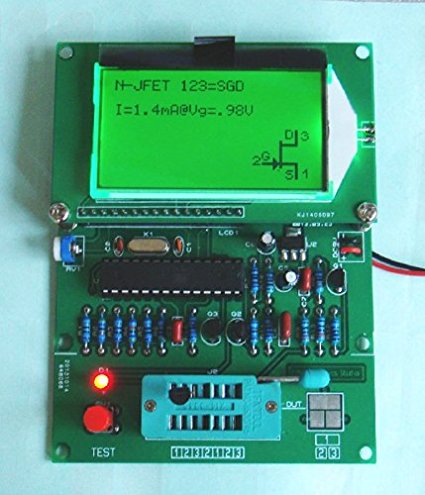 Yosoo GM328 LCD Display Transistor Tester ESR Meter Cymometer Square Wave Generator