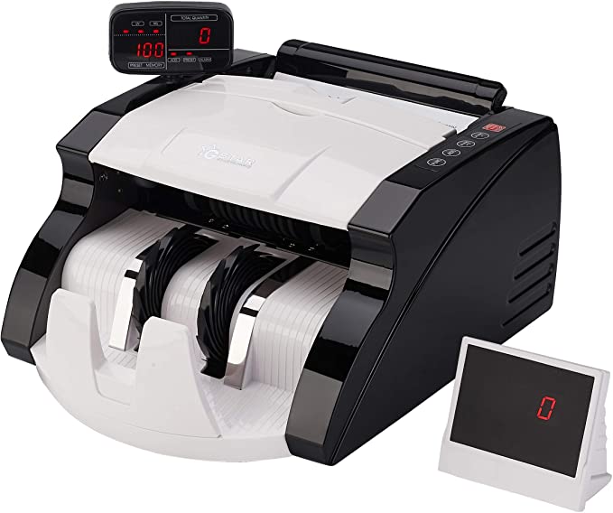 G-Star Technology Money Counter With UV/MG W/Counterfeit Bill Detection and external display