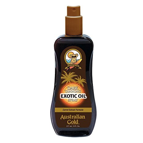 Australian Gold Dark Tanning Exotic Oil Spray 8 Fl Oz